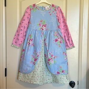 Sz8 Hanna Andersson Floral Maxi Dress